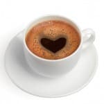 coffe cup with heart